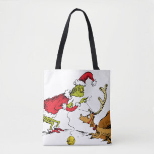 Bolso De Tela El Grinch Prepara a Max el Reno