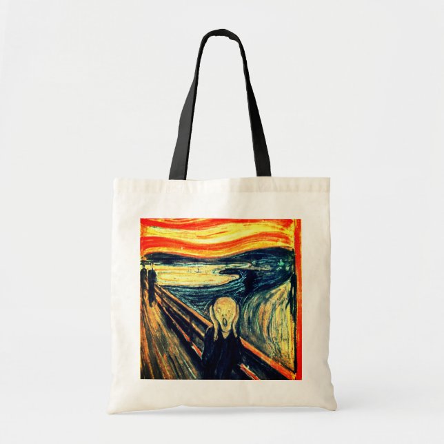 Bolso De Tela El grito de Edvard Munch (Frente)