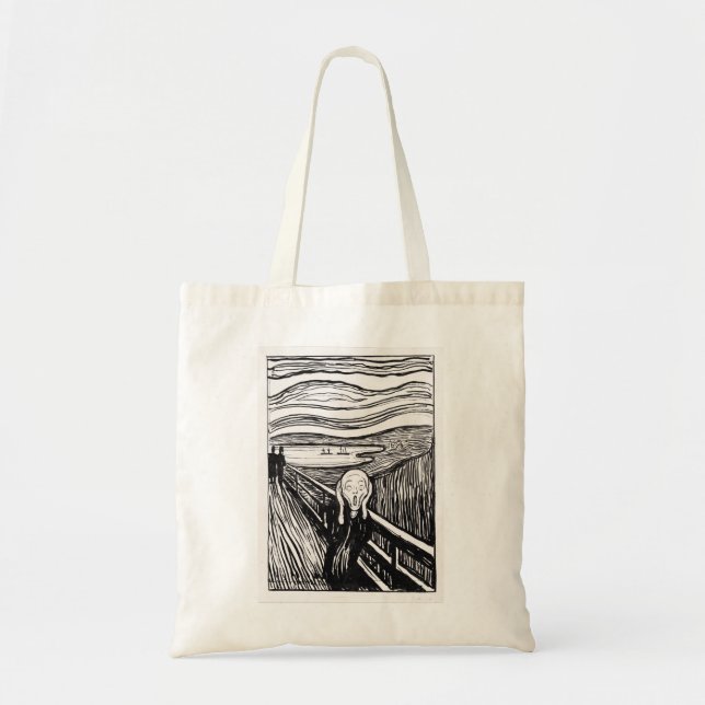 Bolso De Tela el grito de Edvard Munch (Frente)