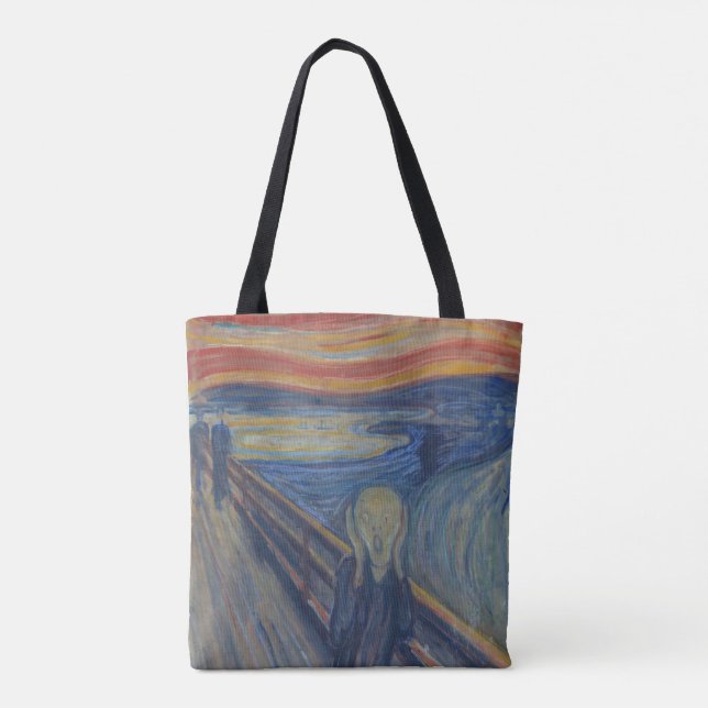 Bolso De Tela El grito, Edvard Munch (Reverso)