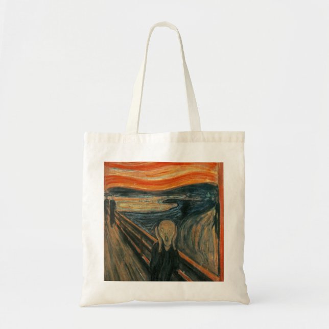 Bolso De Tela El grito - Edvard Munch (Frente)