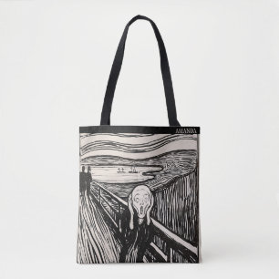 Bolso De Tela El Grito – Edvard Munch – Texto Personalizado 