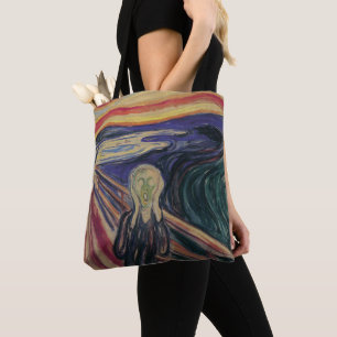 Bolso De Tela El Grito por Edvard Munch, Expresionismo Vintage