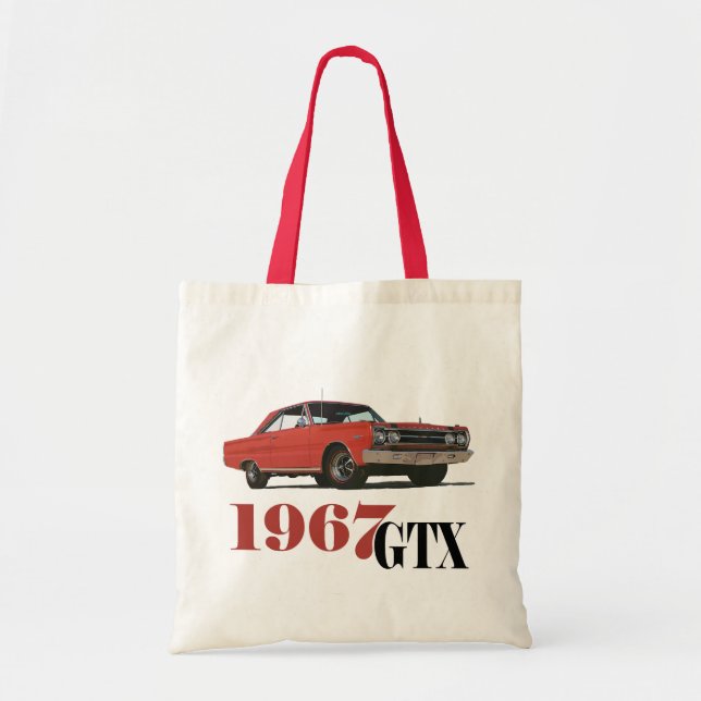BOLSO DE TELA EL GTX ROJO DE 1967 (Frente)
