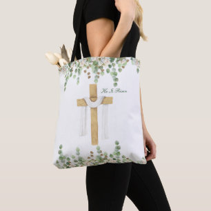 Bolso De Tela Él ha resucitado Christian Pascua Personalizada