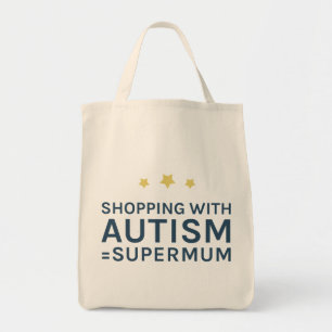 Bolso De Tela El hacer compras con el tote de Supermum del
