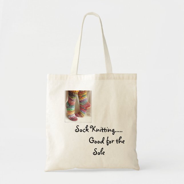 Bolso De Tela El hacer punto del calcetín (Frente)
