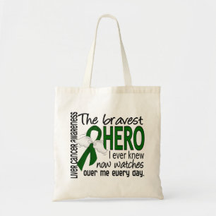 Bolso De Tela El héroe más valiente conocía nunca al cáncer 