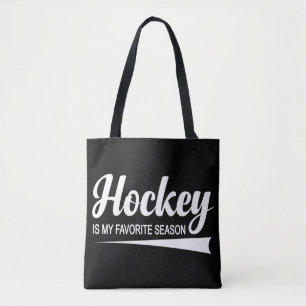 Bolso De Tela El hockey es mi temporada favorita
