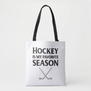 Bolso De Tela El hockey es mi temporada favorita