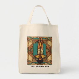 BOLSO DE TELA EL HOMBRE COLGADO - TARJETA DE TAROT