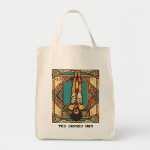BOLSO DE TELA EL HOMBRE COLGADO - TARJETA DE TAROT