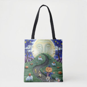 BOLSO DE TELA EL HOMBRE DE LA REUNIÓN DEL HOMBRE DE LA PUMPKIN E