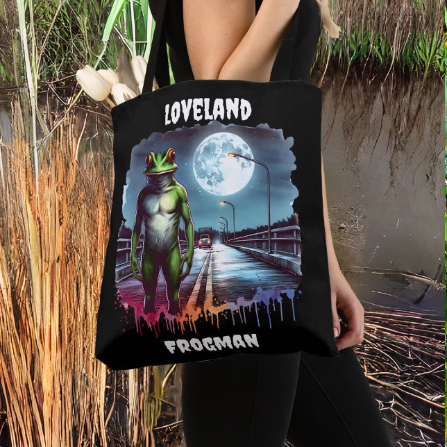 Bolso De Tela El hombre de negocios de Loveland | Ohio Cryptid (Subido por el creador)