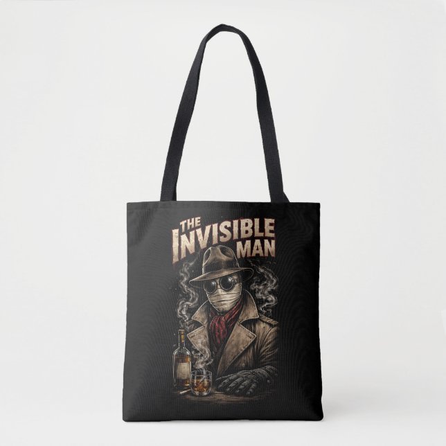 Bolso De Tela El hombre invisible (Anverso)