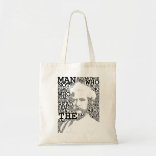 Bolso De Tela El hombre que no lee el tote