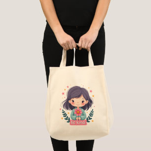 Bolso De Tela El Ilustracion "Be Kind" de Kawaii, un arte magníf