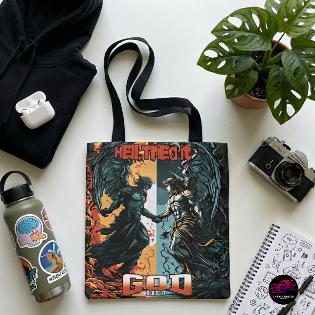 Bolso De Tela El Infierno Lo Intentó Dios Negó La Fe Cristiana (Carry the reminder. Leave the fear.)