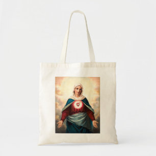 Bolso De Tela El Inmaculado Corazón de María