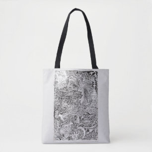 Bolso De Tela El interior