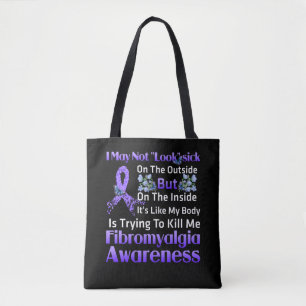 Bolso De Tela El interior es como mi fibromialgia corporal