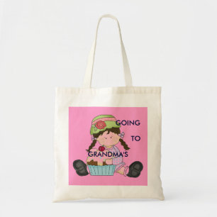 Bolso De Tela El ir al tote de las abuelas