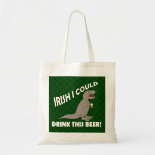 Bolso De Tela El irlandés I podría beber esta cerveza, T-Rex