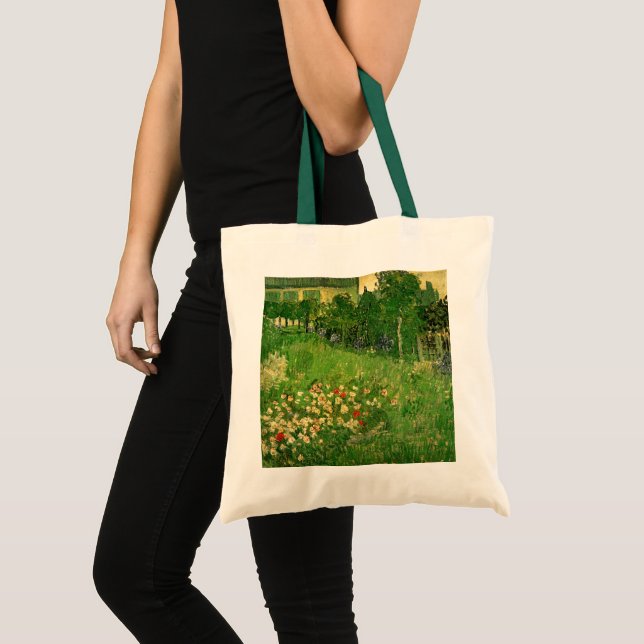 Bolso De Tela El jardín de Daubigny - Vincent van Gogh (Anverso (producto))