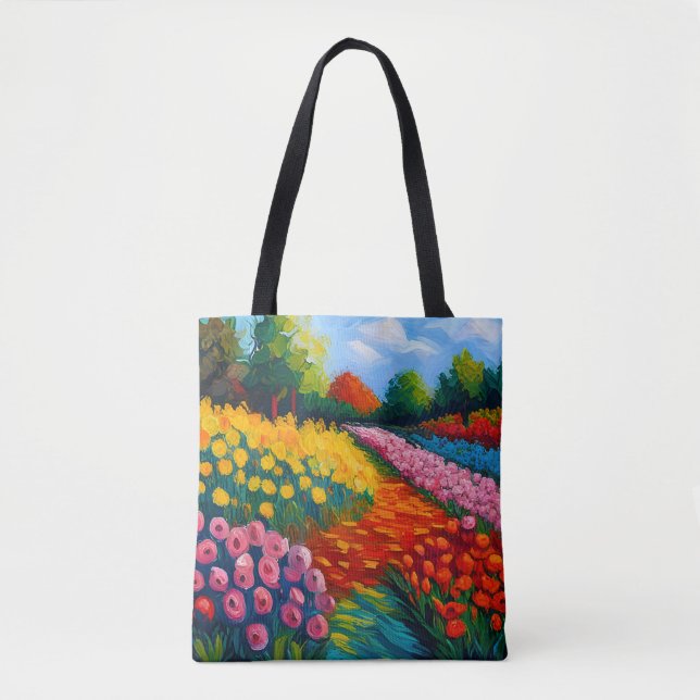 Bolso De Tela El jardín de mamá (Anverso)