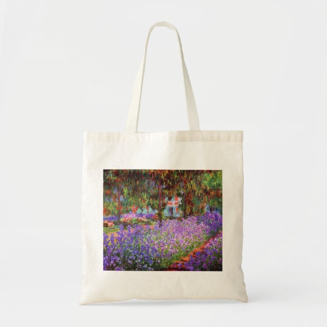 Bolso De Tela El jardín del artista en Giverny de Monet (Frente)