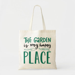 Bolso De Tela El Jardín Es Mi Lugar Feliz
