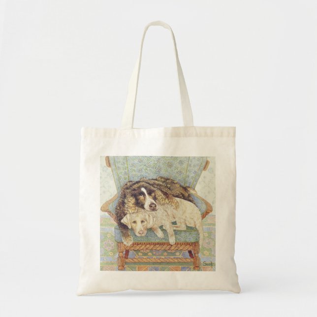 Bolso De Tela El juego de espera (Frente)
