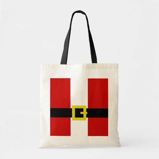 Bolso De Tela El juego de Santa (Frente)