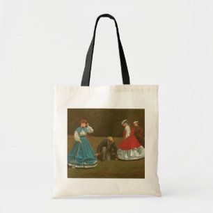 Bolso De Tela El juego del croquet, 1866 (aceite en lona)