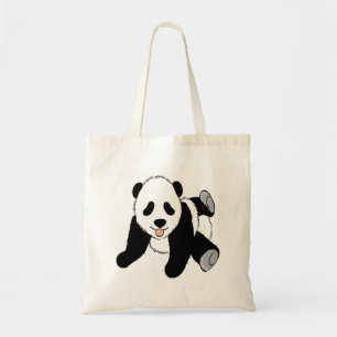 Bolso De Tela El jugar del cachorro de la panda del bebé