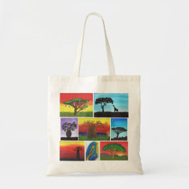 Bolso De Tela El Kenyan embroma pinturas