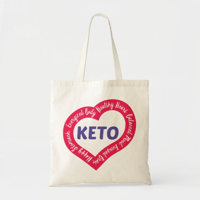 Bolso De Tela El Keto beneficia a recordatorio (Frente)
