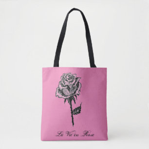 Bolso De Tela El La compite el tote subió en