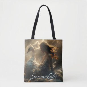 BOLSO DE TELA EL LAGO DE LOS CISNES - BALLET Y DANZA -