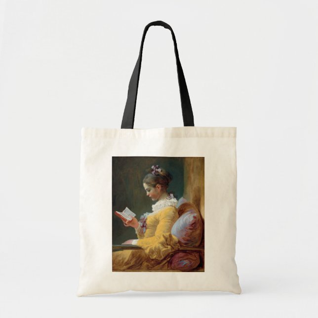 Bolso De Tela El lector, Fragonard (Frente)