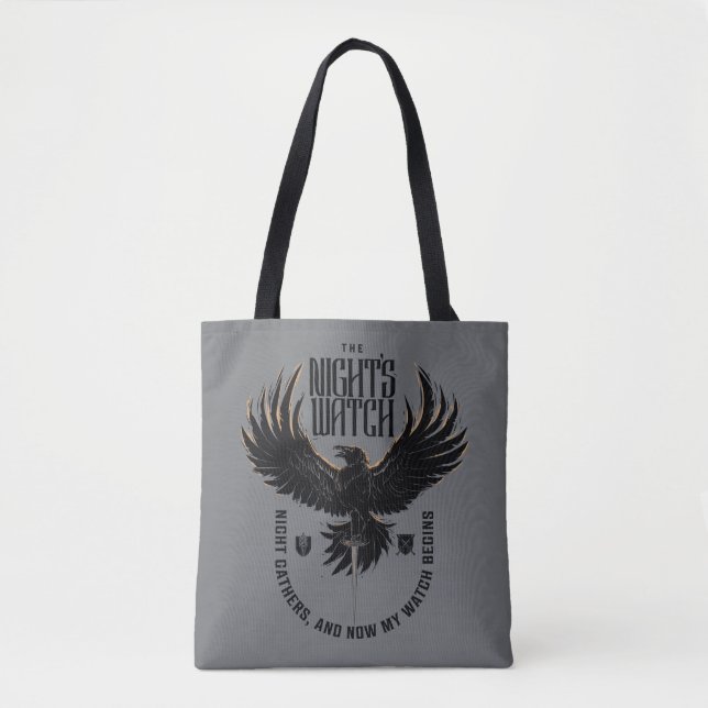 Bolso De Tela El lema de Watch de la noche (Anverso)