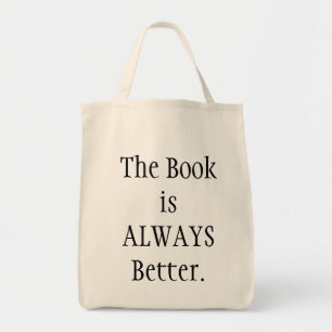 Bolso De Tela El libro es mejor