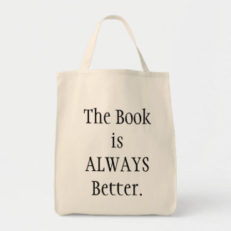 Bolso De Tela El libro es mejor
