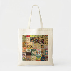 BOLSO DE TELA EL LIBRO JSBC2 CUBRE LA COLECCIÓN COLORIDA A DE B