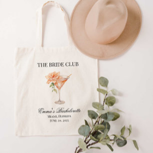 Bolso De Tela El lienzo de cócteles Rubor Bride Club
