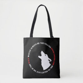 Bolso De Tela El lobo siempre sería el villano