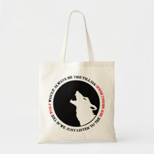 Bolso De Tela El lobo siempre sería el villano