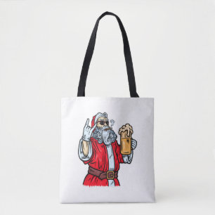 Bolso De Tela El mal Papá Noel, el rock, la cerveza y el cigarro