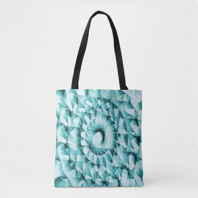 Bolso De Tela El mar geométrico...... (Anverso)