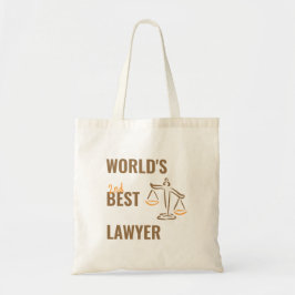 Bolso De Tela El mejor abogado del mundo. Idea de regalo de cole